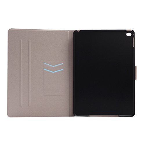 iPad Air 2 Hülle, ZXK CO Slim Fit Foilo Schutzhülle PU Ledertasche Etui Tasche mit Ständer Funktion und Eingebautem Magnet für iPad Air 2/iPad 6 (9.7 Zoll ) – Mandala Lila - 6