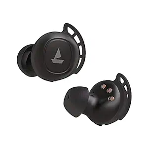 boAt Airdopes 441 Pro TWS Ear-Buds with IWP Technology, Up to 150H Playback with Case, Power Bank Function, IPX7 Water Resistance, Super Touch Controls, Secure Sports Fit & Type-C Port(Active Black)