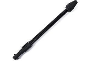 HENGBIRD Karcher/Lavor K2 K3 K4 K5 K6 K7 Rotabuse pour nettoyeur haute pression buse de pulvérisation réglable Lance à extension avec puissance turbo rotative, buse de lance de lavage de voitu