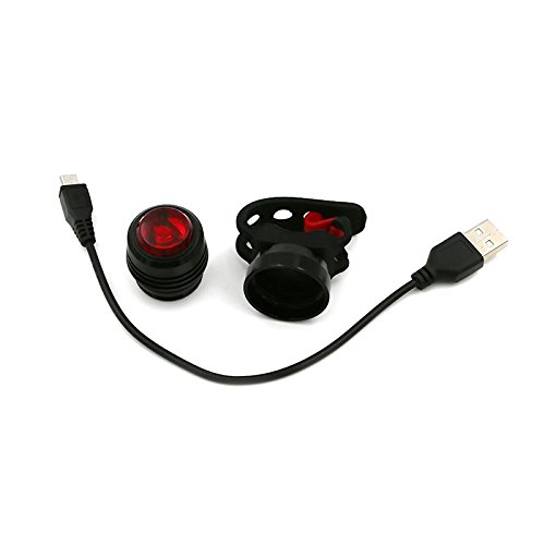 Hrph LED wasserdichtes Fahrrad Fahrrad vorne hinten Rückleuchten Fahrradfahren Sicherheit Warnung Vorsicht Blitzlampe - 4