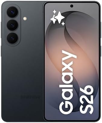 Samsung Galaxy S26 Smartphone AI, 256GB, 3 anni di Garanzia, Processore Avanzato, Assistente Foto, Creative Studio, Camera 50 MP, 4300 mAh, Black [Versione italiana]