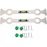 Adjustable Multi-Purpose Pipe Fixed Leveler, Hot and Cold Water Pipe Leveler with High Precision Bubble Level, Suitable for S