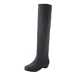 o Cuña Calzado Casual Zapatos con Tacon Aumento 3cm Negro Marrón Botas De Nieve Mujer Invierno Aire Libre Altas Calentar Forrado Botines Snow Ankle Boots Zapatos De Cuña Botas Mujer Invierno Botines de Tacon Cómodo Calzado Botas de Mujer Za