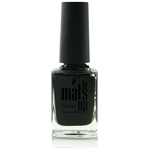 Isabelle Dupont ® Matte's Up Matte Dull Finish Nail Polish Varnish - 17 Colour (Black)