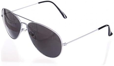 White Aviator Sunglasses Fashion 80s Retro Style Designer Shades UV400 Lens Unisex