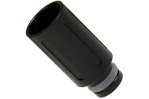 Armerah Flute 510 Drip Tip e-cig Mouthpiece Short/Aluminium/Solid Single in Black