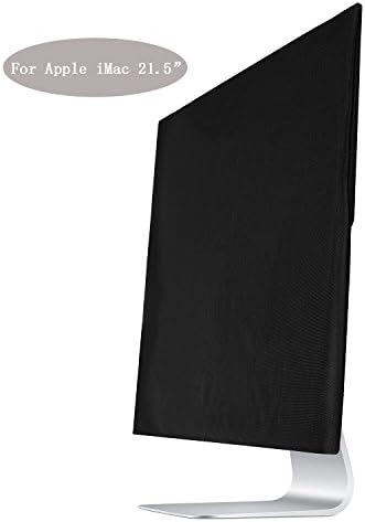 Dreamerd Black Dust Screen Cover Sleeve for Apple iMac 21.5" Dust Cover,Display Protector (A1224, A1311, A1418)