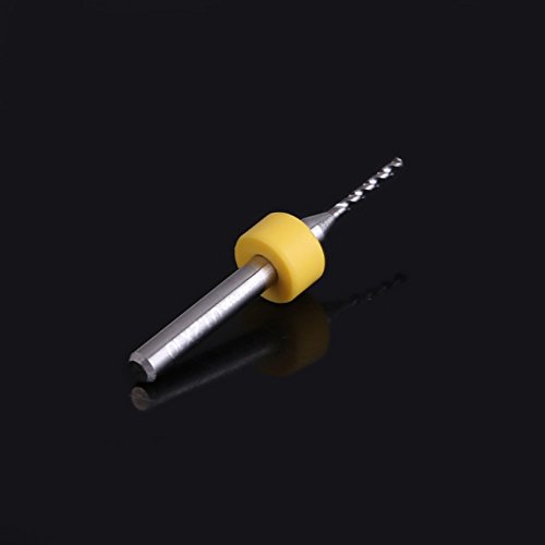 Vakind 10x 0.3-1.2mm Micro Spiralbohrer Metallbohrer Satz Dick-Griff Wolframstahl - 5