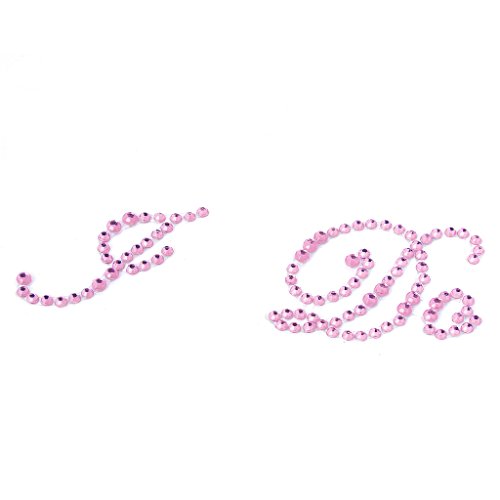 I do Hochzeit Brautschuhe Aufkleber Strass Motiv – Rosa - 2
