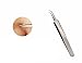 Multi-style Professional Stainless Steel Blackhead Remover Tweezers and Pins Kit Fat Granule Pimple Comedone Zit Extractor Tools Nose Face Skin for Whitehead Popping Blemish Removal and Acne Treatment (C#)