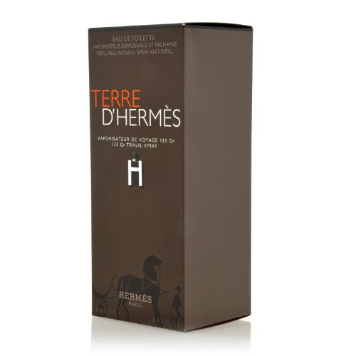 Hermès Terre Set 30 ml Eau de Toilette nachfüllbares Travelspray + 125 ml Nachfüllung, 1er Pack (1 x 155 ml) - 4