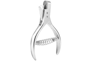 HEEPDD Sartoria Pinze per punzonatura, punzonatrice per fori in acciaio Incastonatore per tela in pelle tutti i tessuti Abbigliamento uomo e donna Scarpe Cinture Borse Artigianato