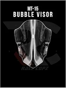 RACE COPZ Bubble Visor 2.0 for Yamaha MT 15 (Clear)