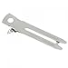 SupplyEU DIY 50pcs Silver Double Prong Metal Alligator Hair Clips Bows 4.8cm