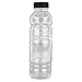 Produktbild Trinkflasche Wasserflasche Glasflasche mit Deckel Kühlschrankflasche 0,5 Liter / H: 22,7cm / (schwarz)