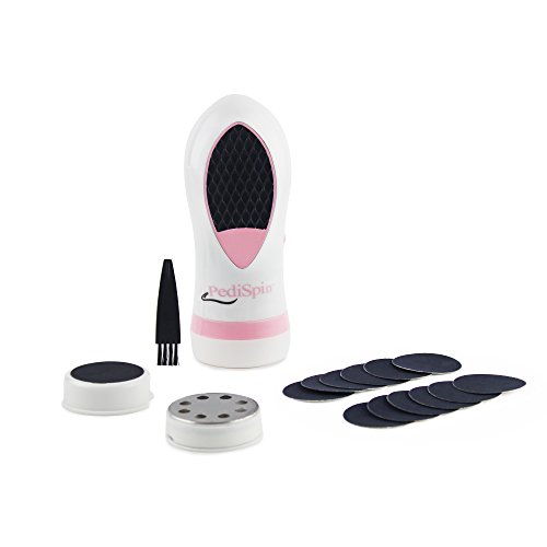 JML V16037 Pedi Spin Pink - Removes Calluses, Rough Patches & Dead Skin