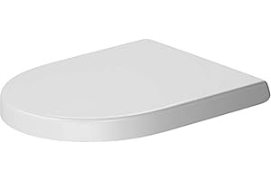 Duravit Deska sedesowa Starck 2/Darling New, Deski sedesowe z duroplastu, pokrywa toalety z zawiasami ze stali nierdzewnej, biały