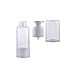 30ml Refillable Travel Empty Plastic Travel Small Bottles Clear Pump Bottle Lotion Dispenser Bottles Jars Set for Makeup Cosmetic BB Cream Bath Shower Toiletries Liquid Containers Travel Kit Accessories Pack of 2