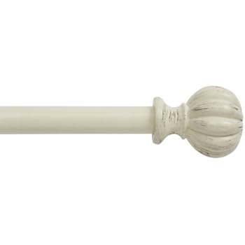 Amazon.de: Gardinenstangen aus Holz weiß lackiert mit 28 mm Durchmesser