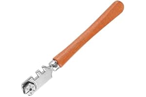 ‎ZYYINI Professionelle Glasschneider, Glas Cutter Werkzeug, Glasschneiden 130 mm 6 Räder Glasschneider Selbstölend Professional Cutter für Mosaik/Fliesen/Spiegel/Buntglasschneider