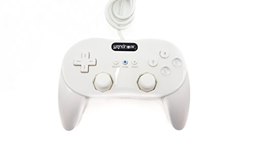 Preisvergleich Produktbild Yandroix Mando Wii Clásico Nintendo Wii controller gamepad Blanco
