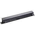 XFORM 1U 24 Slot Rack Mount Horizontal Cable Manager Duct Raceway for 19" Server Rack