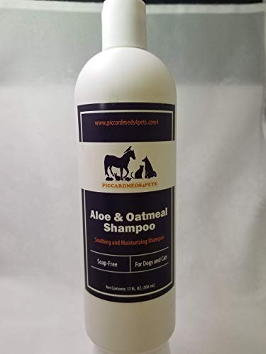 Sogeval Piccardmeds4pets Aloe Shampoo 17 oz y harina de Avena Piel Sensible