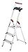 Price comparison product image Hailo 8030-307 ComfortLine XXR safety ladder, 3 steps, multifunction tray, rail, 130 mm deep steps, made in Germany