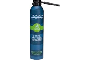 Tunap Sports, detergente per bici elettrica, 300 ml, perfetta pulizia di catena e pignone sulla ruota elettrica, spazzola a pennello per evitare sbavature delle dita