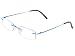 Produktbild DEDING Titan randlose Brille (Blau)