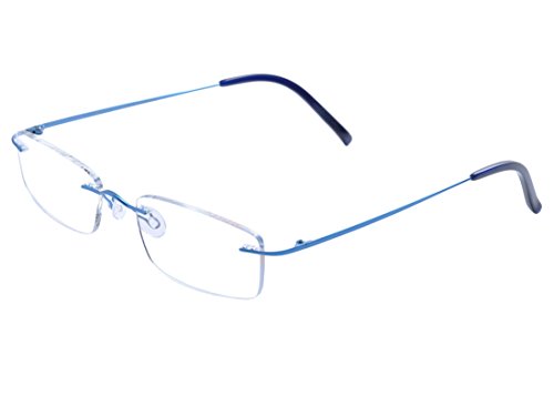 Preisvergleich Produktbild DEDING Titan randlose Brille (Blau)