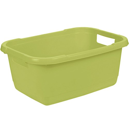Preisvergleich Produktbild keeeper Wäschewanne, Stabiler Kunststoff, 32 l, Aenna, Grün