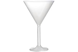 BIGIEMME 1 Porta Confetti Calice Martini in plastica diam 16x h 24 cm