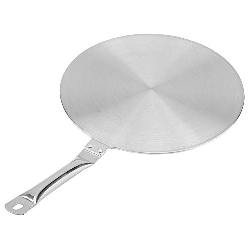 Preisvergleich Produktbild LILITRADE Universal Adapterplatte, Heat Diffuser Wärmeverteilerplatte aus Edelstahl für Induktionsherd, Gasherd, Elektroherd usw, 20 cm / 24 cm(20cm)