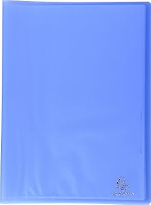 Exacompta - Réf 85669E - Un Protège Document Soudé Chromaline en Polypro Semi-Rigide 5/10ème 24x32 120 Vues Couleur Aléatoire