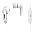 Philips SHE1405WT/94 In-Ear Headphone with Mic (White)