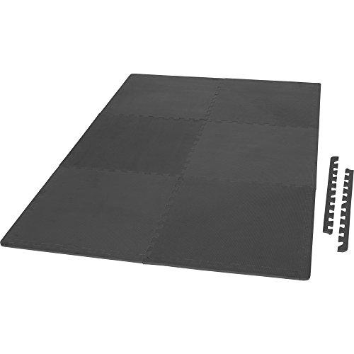 Schutzmatten Set Gorilla Sports – 6 Matten + 12 Endstücke in verschiedenen Farben 62,5×62,5 - 2