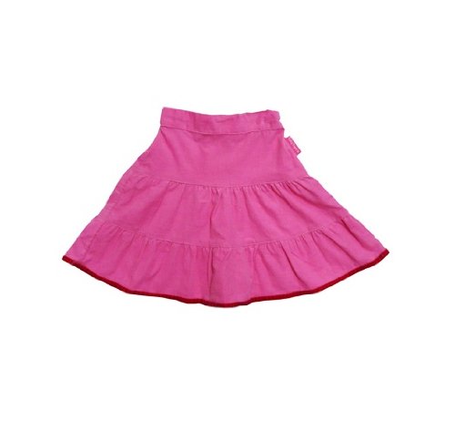 Toby Tiger Baby Girl's Cord Skirt Dark Pink 1 - 2 Years