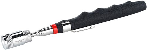 AGT Magnetischer Teleskopstab mit LED Licht