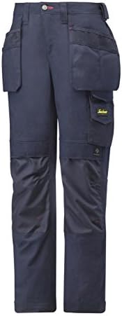 Snickers 3714 Womans Canvas+ HP Trouser Navy Navy WAIST 36" LEG 31"