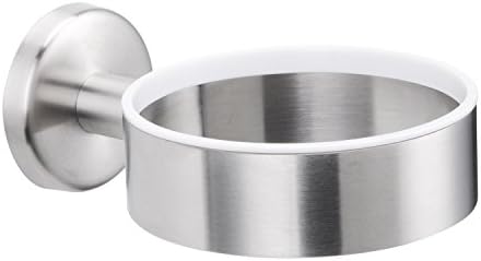 Stainless Steel Hair Dryer Holder, Wall Mounted, Matte Brushed Finish – for Drilling