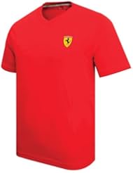 Ferrari cuello en V camiseta rojo, small