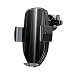 Produktbild LHAO Automatisch Wireless Charger Auto Handyhalterung Elektronisch Motor Betrieb Fast Charging Extra Stabil Lüftung, Kompatibel mit iOS Android und Anderen Qi Phone-Geräten,Black