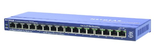 NETGEAR FS116PEU ProSAFE (16-Port 10/100 Desktop Unmanaged Switch) - 4