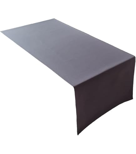 Hoogwaardige tafelloper, tafellinnen van 100% katoen, collectie concept, kleur en grootte naar keuze (tafelloper - 45x150cm, rood