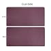 Produktbild DM&FC PU Leder Schreibtisch Blotter, Office Desk Pad Protector, Wasserdicht Büro-schreibunterlage, Nicht-Slip Gaming-schreiben Matte Computer Tastatur Maus Pad-lila + Lila 90x45cm(35x18inch)