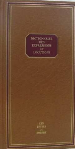couverture de : Dictionnaire des expressions et des locutions