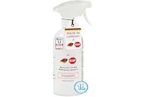 ‎LTK-008 BIODELTA LTK-008 Bettwanzen Spray 1000ml - Anti Bettwanzen Mittel mit Langzeitwirkung - hochwirksames Bettwanzenspray - vorbeugend & bei akutem Befall - auf Wasserbasis - Wanzen Spray