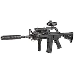 Well Fusil Airsoft Mr 799 Style M4-S System Commando à Ressort/Spring/Rechargement Manuel (0.5 Joule)-Livré avec Accessoires