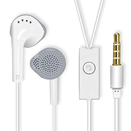YS Earphones/Headphone with Ultra Bass & Dolby Sound 3.5MM Jack with Mic & Volume Control for All Samsung/Android/iOS Devices